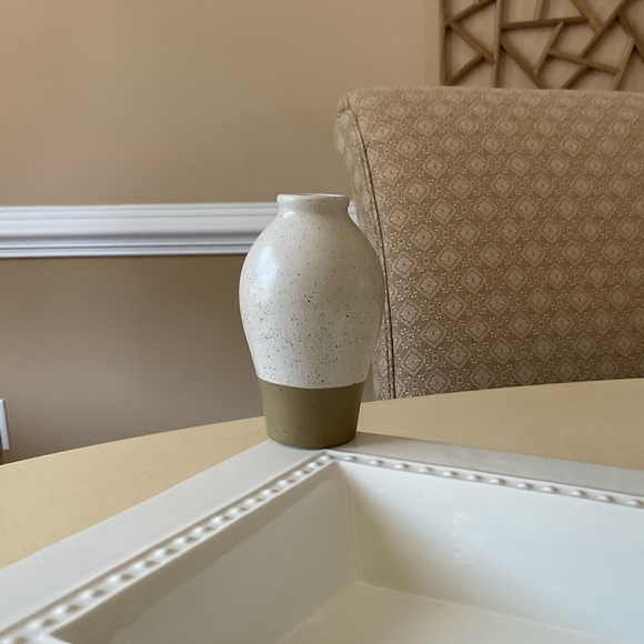 Speckled Bud Vase Platter Decoration 💐 - Picture 2 of 6